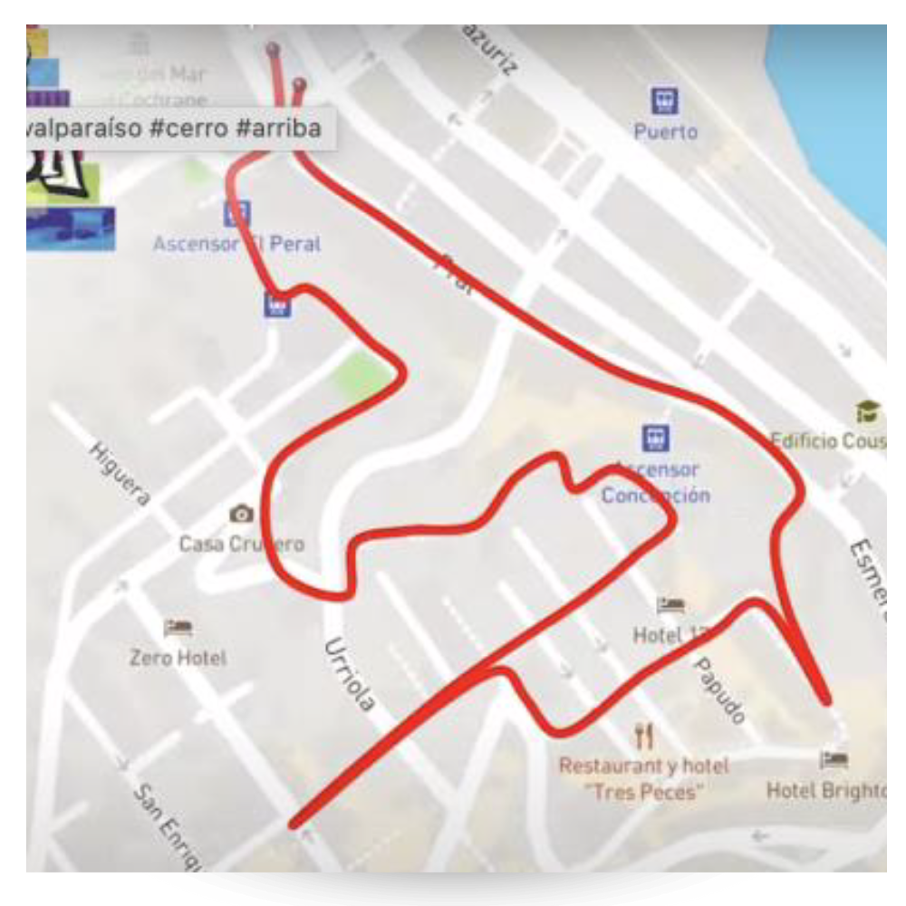 v Circuito los miradores Bomberos valparaíso cerro arriba